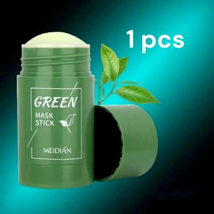 Gambar [bayar tempat]MEIDIAN GREEN MASK STICK Masker wajah penghilang komedo noda hitam 100% ORIGINAL - BELI 1 dari Vt Beauty Shop undefined Tokopedia