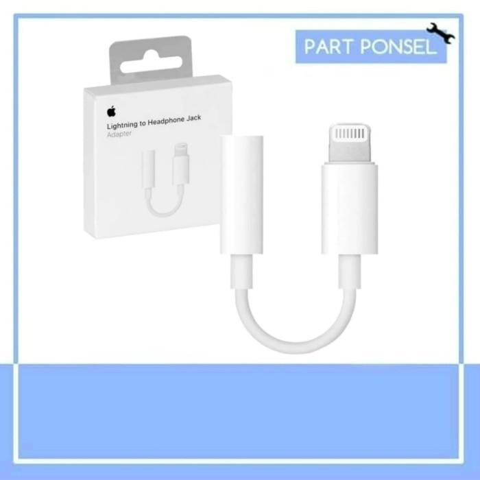 Jual Adapter Iphone X to Audio Aux ke Earphone Jack 5pin