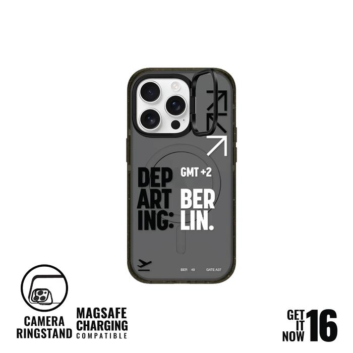Gambar Case For iPhone 15 Pro Max 6.7" Casetify IMP Ring DEP BERLIN - Black dari PlayWorks Store undefined Tokopedia