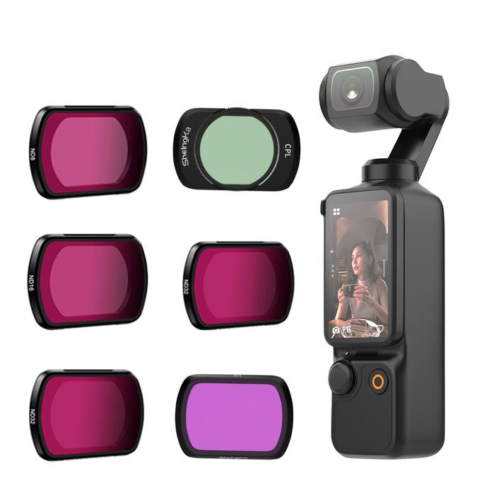 Jual ND Filter Set For DJI Pocket Camera Lens Filter CPL UV ND8