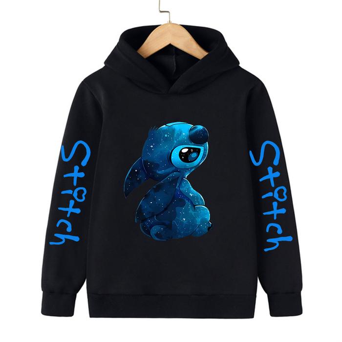 Jual Hip Hop Comic Clothes Disney Stitch Hoodie Children Cartoon