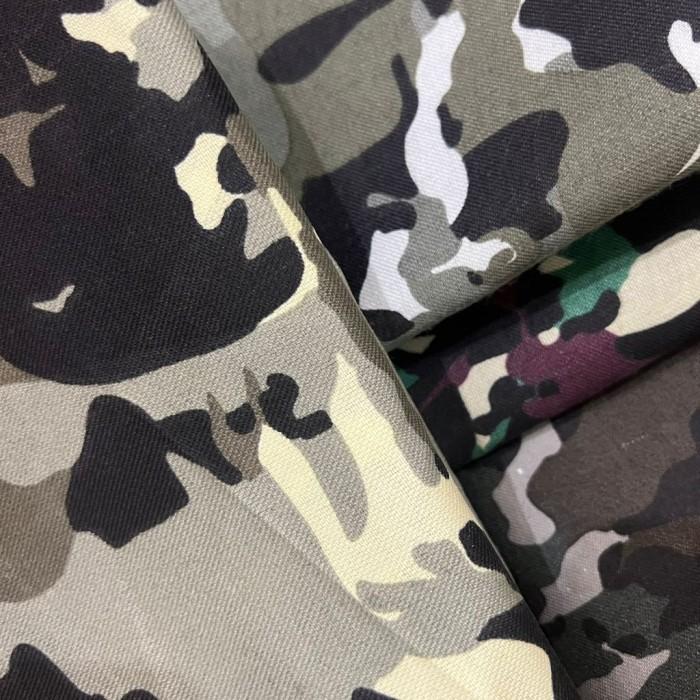 Gambar Kain Motif Loreng TNI kain Eceran/ meteran lebar 150cm Bahan Yarnyed dari Puspita.ID Store undefined Tokopedia