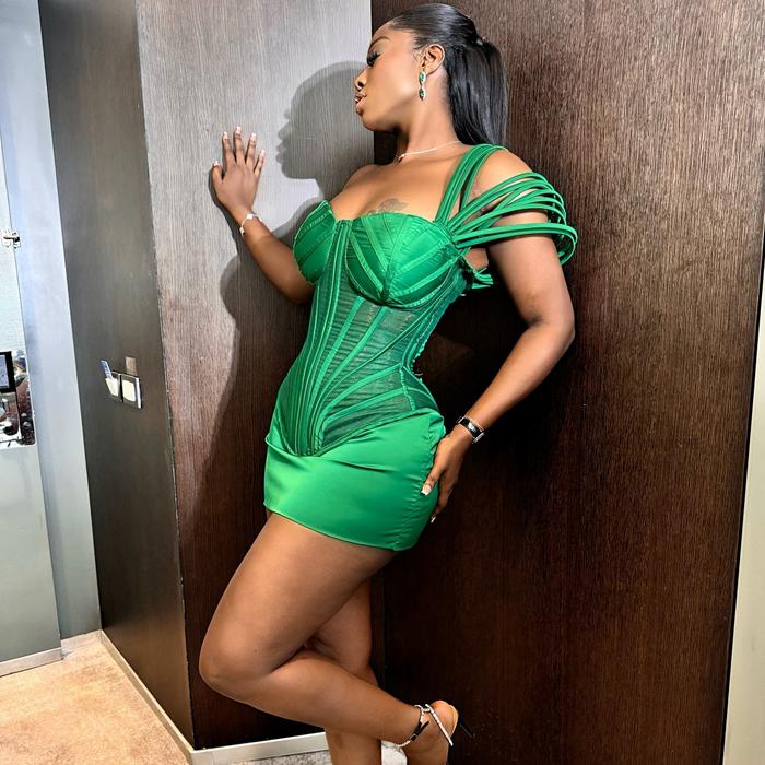 Jual Emerald Green Sexy African Mini Women Dresses With Corset