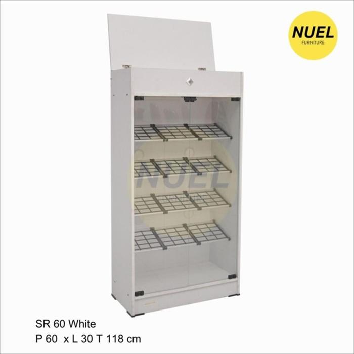 Gambar NUEL Rak Sepatu Partikel Board / Lemari Susun Sepatu Minimalis - 60 White, No Bubble dari NuelFurniture undefined Tokopedia