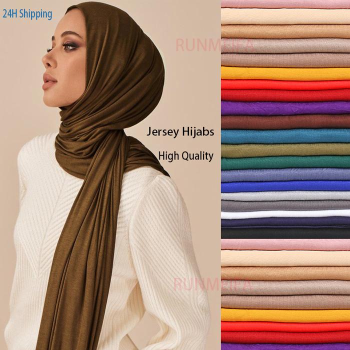 Jual terlaris, Fashion Modal Cotton Jersey Hijab Scarf Long Muslim