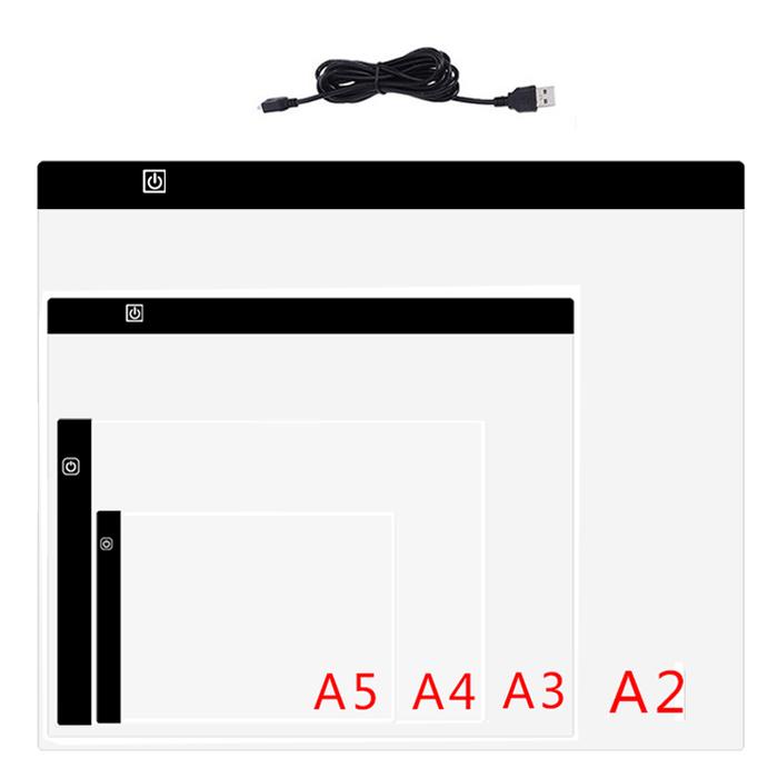 Jual A2/A3/A4/A5 LED Light Pad diamond painting Artcraft Tracing