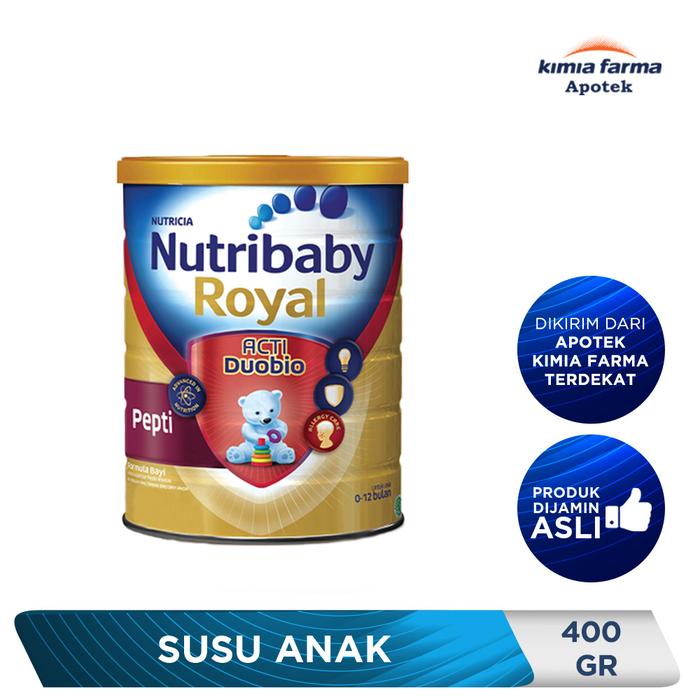 Gambar NUTRIBABY ROYAL PEPTI JUNIOR 400 GR / SUSU ANAK / KIMIA FARMA dari Kimia Farma Apotek Official undefined Tokopedia