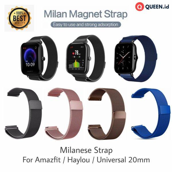 Jual Amazfit BIP Strap Stainless Steel Milanese Bip Lite Bip S
