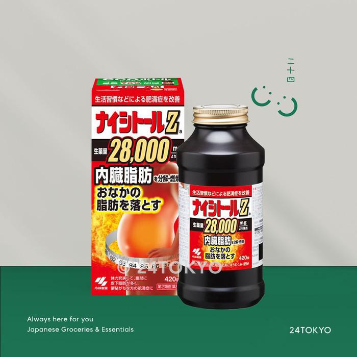 Gambar PROMO / TERMURAH Kobayashi naishitoru naishitol obat diet herbal bakar lemak perut TERBAIK - Isi 420 dari Jhatii Storee undefined Tokopedia