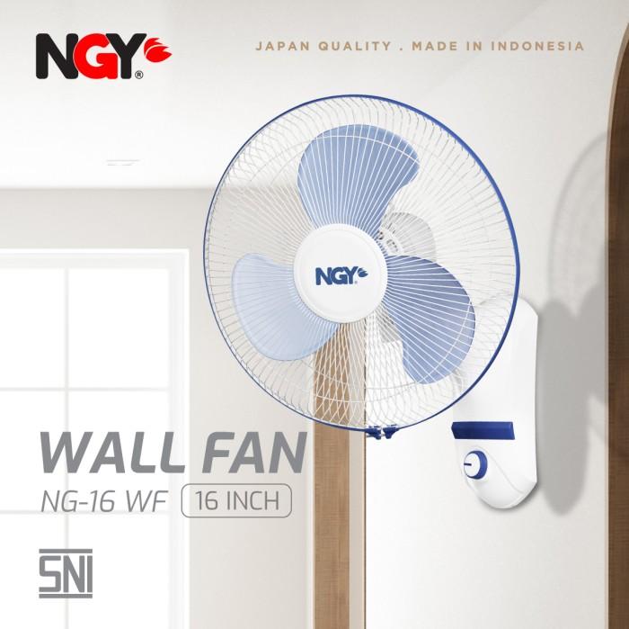 Gambar Kipas Angin Dinding Nagoya (Wall Fan) 16In - Ng16Wf - Putih dari jejuju undefined Tokopedia