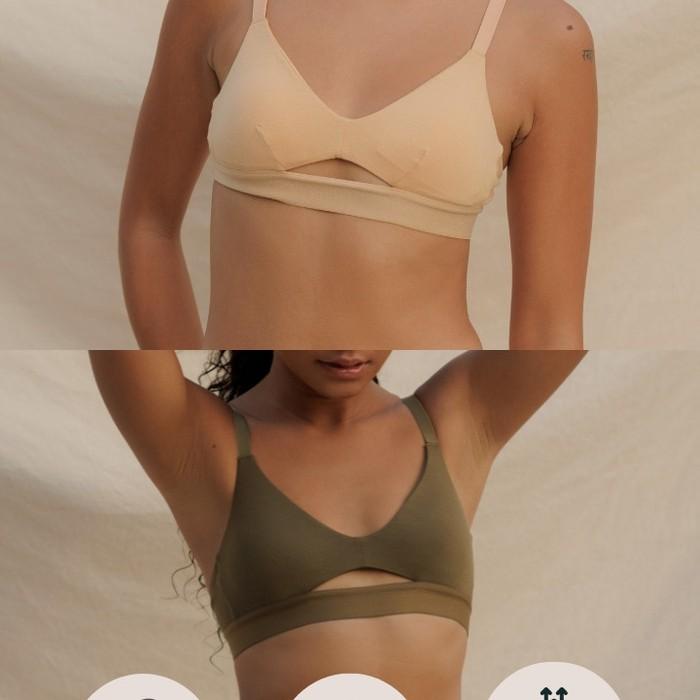 Gambar Sare Studio Padma Padded Tencel Triangle Bra 2 Packs in Mix Color 2 dari Mubin Jaya-1 undefined Tokopedia