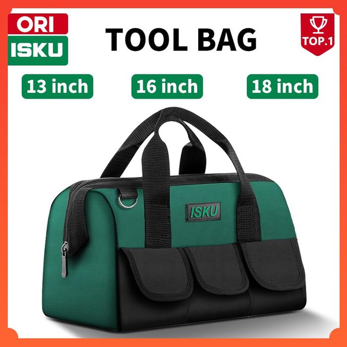 Jual ISKU Tool Bags Tas Perkakas 13/16/18 inch Bahan Toolbag Tool