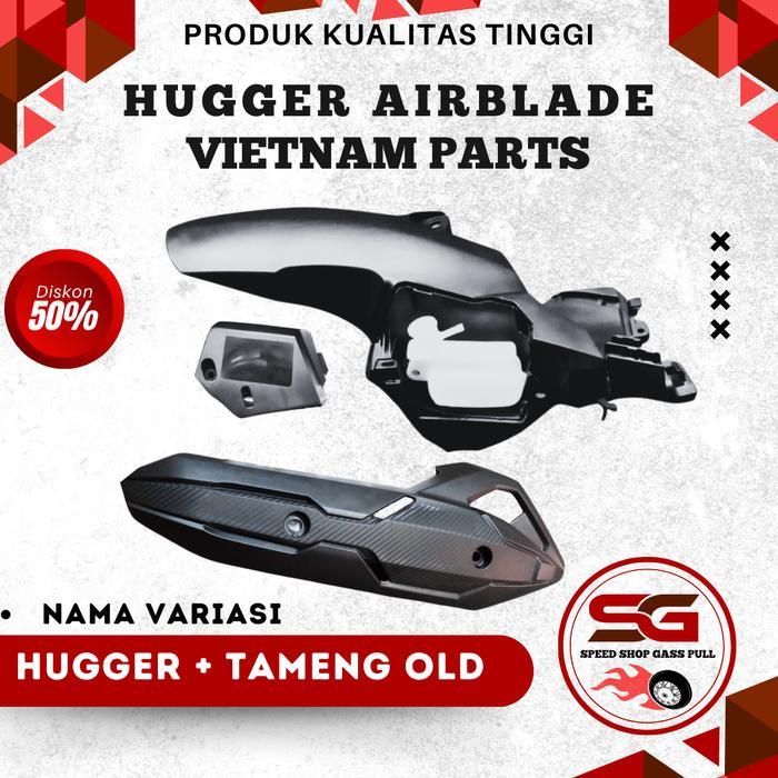 Gambar PREMIUM PAKET HEMAT HUGGER AIRBLADE VARIO 125 150 LED OLD LED NEW HUGGER AIRBLADE+COVER HAWA AIRBLADE+TAMENG AIRBLADE NEW SPAKBOR KOLONG VARIO SPAKBOR BELAKANG VARIO HUGGER VARIO SPAKBOR VARIO COVER FILTER VARIO TAMENG AIRBLADE VARIO GASSPULL Motor - HUGGER+TAMENG dari Crescendo Secret undefined Tokopedia