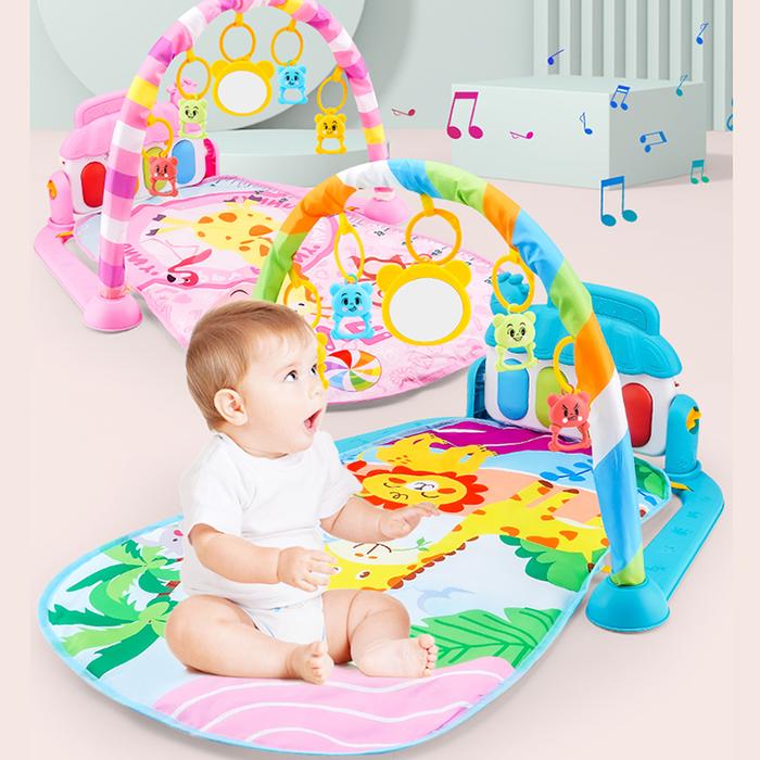Gambar Musical Baby Activity Gym Rack Play Mat Kid Rug Puzzle Mat Carpet Piano Keyboard Infant Playmat Crawling Game Pad Baby Toy Gift dari Sucofindo undefined Tokopedia