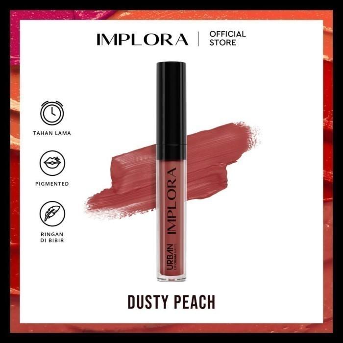 Gambar IMPLORA Urban Lip Cream / Implora Lip Cream / Implora Lip Matte ORI - 16 Dusty Peach dari mslcosmetics undefined Tokopedia