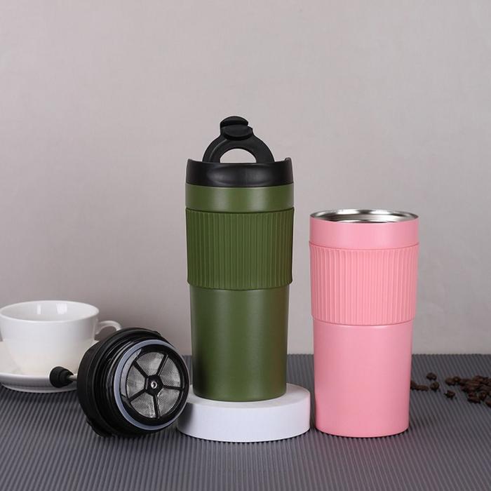 French Press Tea Press Travel Mug Coffee Press Travel Mug –