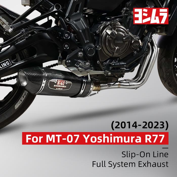 Jual For YAMAHA MT07 FZ07 full Motorcycle Exhaust System Escape