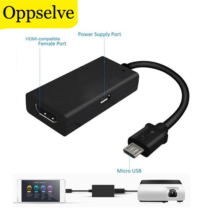 Jual Micro USB MHL To HDMI-compatible Cable HD 1080P For - Main Image