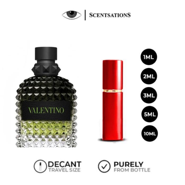 Gambar DECANT Valentino Uomo Born In Roma Green Stravaganza 1ml 2ml 3ml 5ml & 10ml Original - 5ml dari SCENTSATIONS ID_NEW undefined Tokopedia