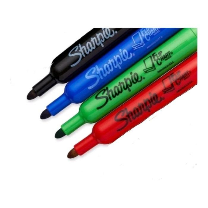Gambar Sharpie Flip Chart Markers Black dari spoka mart undefined Tokopedia