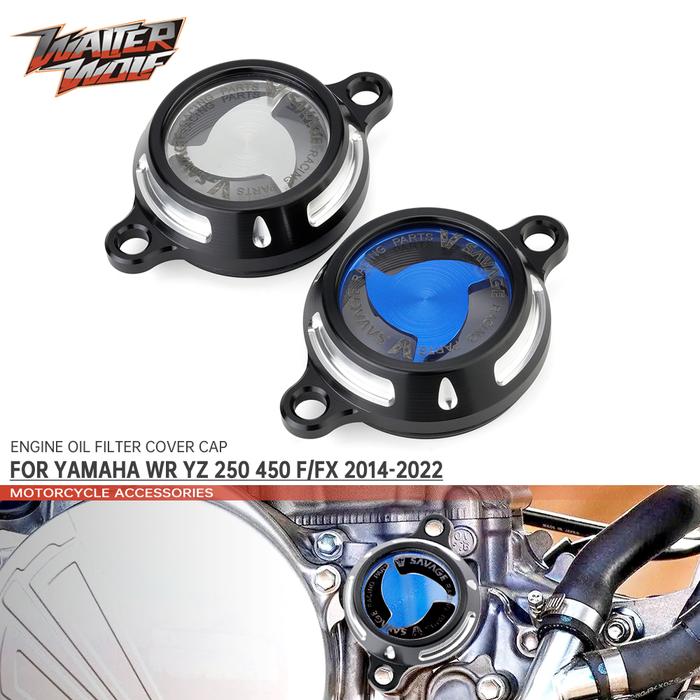 Jual WR450F YZ450F Engine Oil Filter Cover Cap For YAMAHA WR250F