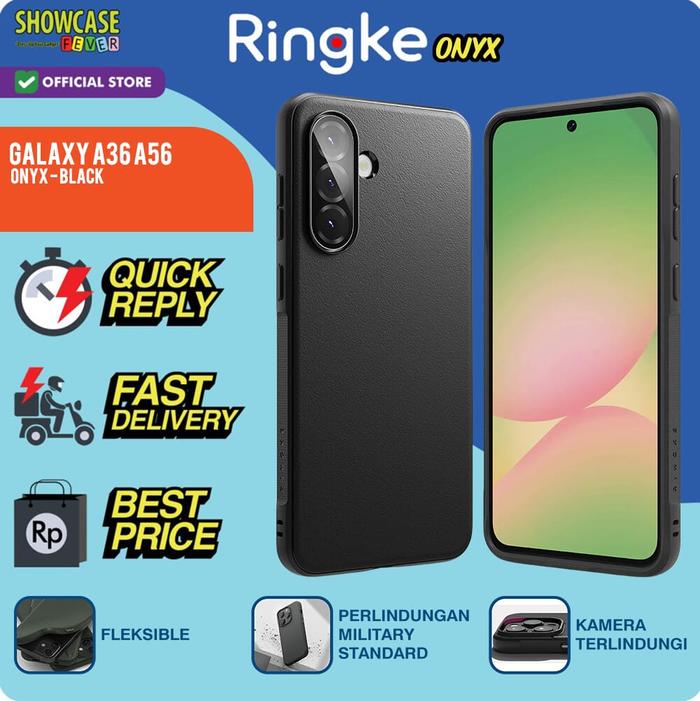 Gambar Casing Ringke Compatible For  Samsung Galaxy A36 / A56 Onyx / Onyx Design Case Magsafe Softcase Anti Crack Tipis Slim Armor Military Drop Tahan Banting Pelindung Handphone Sarung HP Cover TPU Bumper Silicone Protector Camo Black - Black dari ShowcaseFever Kota Administrasi Jakarta Utara Tokopedia