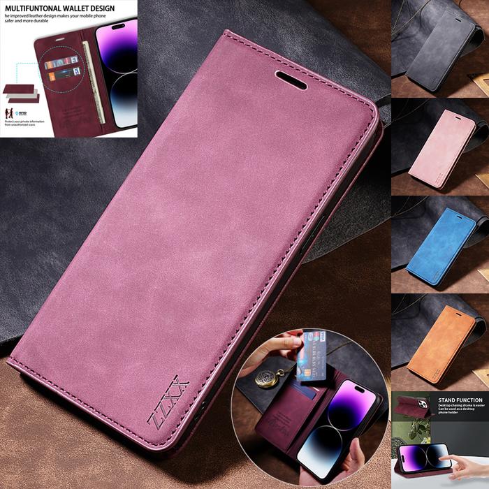 Jual Luxury Wallet Skin Friendly Magnetic Flip With Card Slot