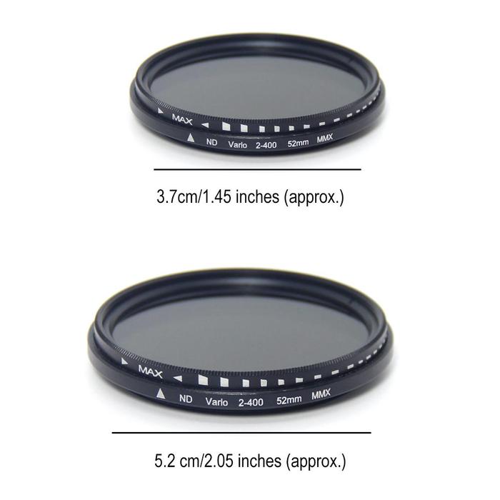 Gambar 1/2Set Clip-on ND 2-400 Adjustable Density Filter For Cell Phone Lens Ultralight Mobile Phone Lens Camera Optical Filter dari toko roti ayiis undefined Tokopedia