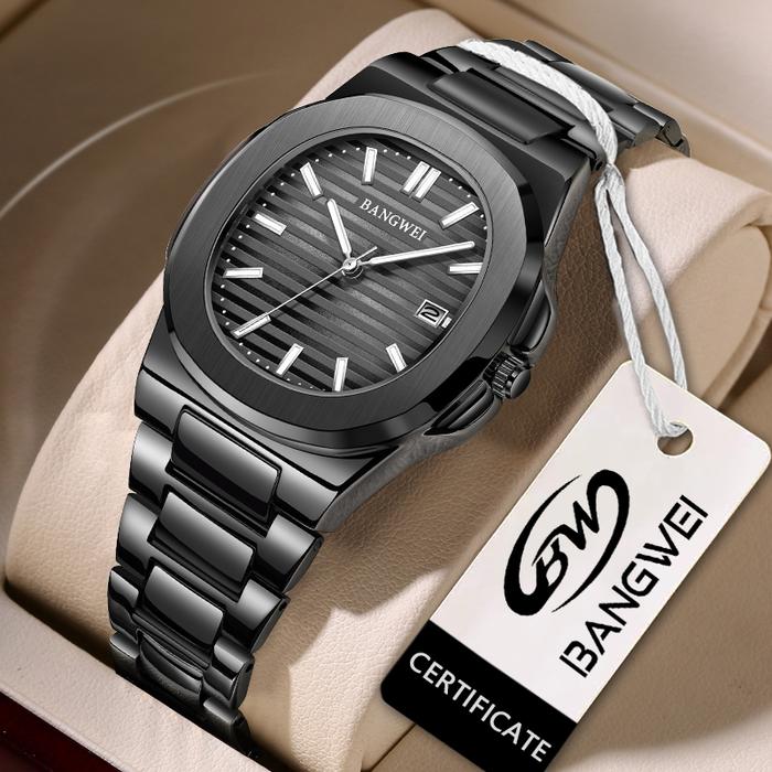 Jual LIGE Brand BANGWEI Quartz Man Watch Fashion Men's Watches
