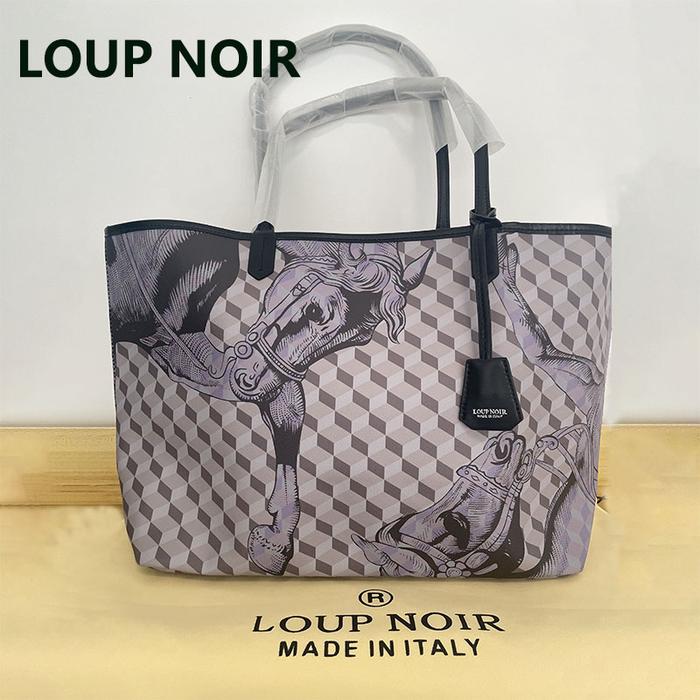 Loup Noir New Womens Tote Bag Large Capacity Female Handbags Shoulder Women  Bags High Quality Casual Totes Sac