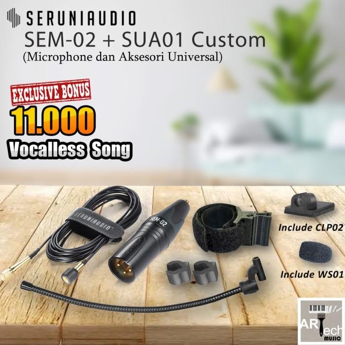 Gambar Seruniaudio SEM 02 Bundle SUA 01 Microphone - Seruni SEM02 SUA01 - Custom dari Artech Music undefined Tokopedia