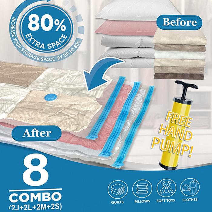 Jual Vacuum Storage Bags Large Space Saver Bags Seal with Pump