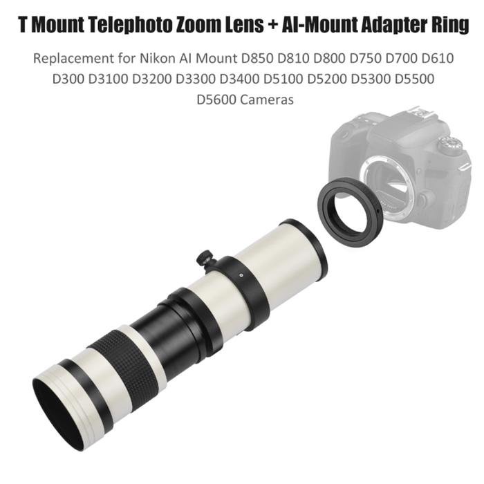 Jual Camera MF Super Telephoto Zoom Lens 420-800mm T