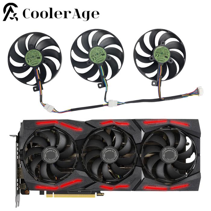Jual NEW 3PCS 87MM T129215SU For ASUS RTX2070 ROG STRIX-GeForce