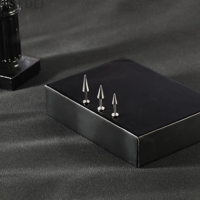 Jual AOEDEJ 6Pcs/Lot 16G Plug-In Style Spike Stainless Steel