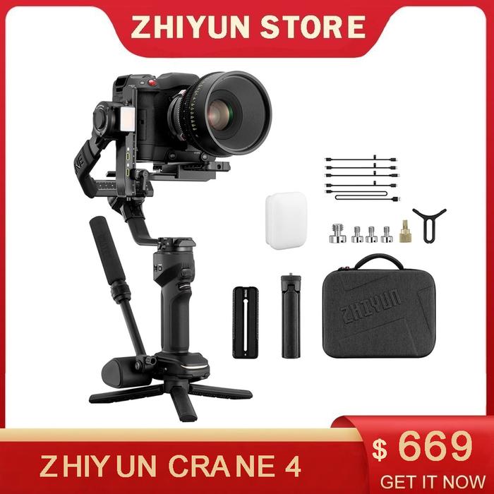 Jual Zhiyun CRANE 3-Axis Handheld Gimbal Camera Stabilizer DSLR - Main Image