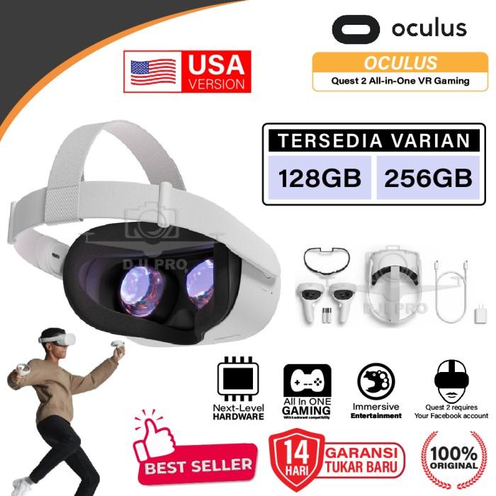 Jual Murah Oculus Quest All-in-One VR Gaming System Headset 64GB