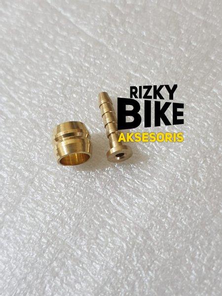 Gambar Olive oliv Connector needle untuk potong brake Hose BH59 Compression Ring acera Alivio deore set kabel rem sepeda hydrolik hydrolic hydraulic Shimano dari aburin undefined Tokopedia