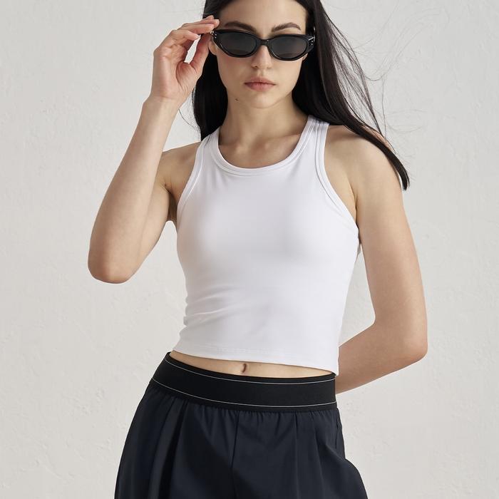 Gambar Mind and Muscle - Gaby Tops sports bra wanita gym yoga fitness pilates running tennis - White, L dari Mind and Muscle undefined Tokopedia