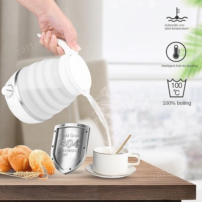 Jual Electric Kettle Foldable And Portable Teapot Water Heater