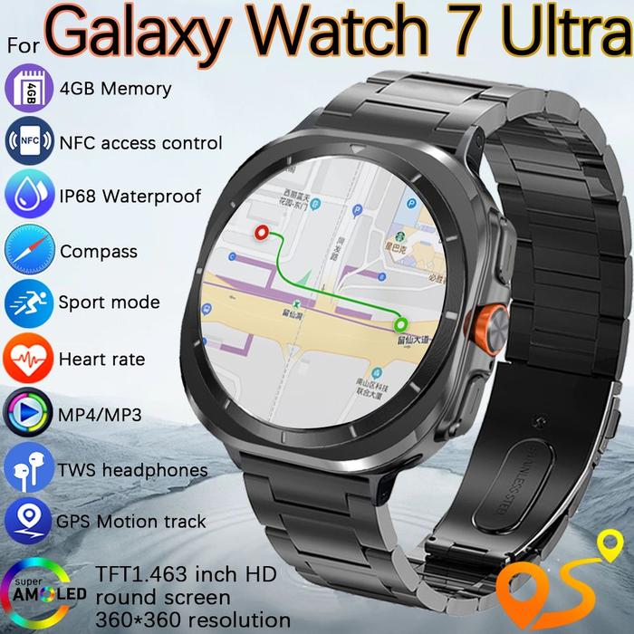 Jual for galaxy watch ultra smart watch 2025 hd bluetooth