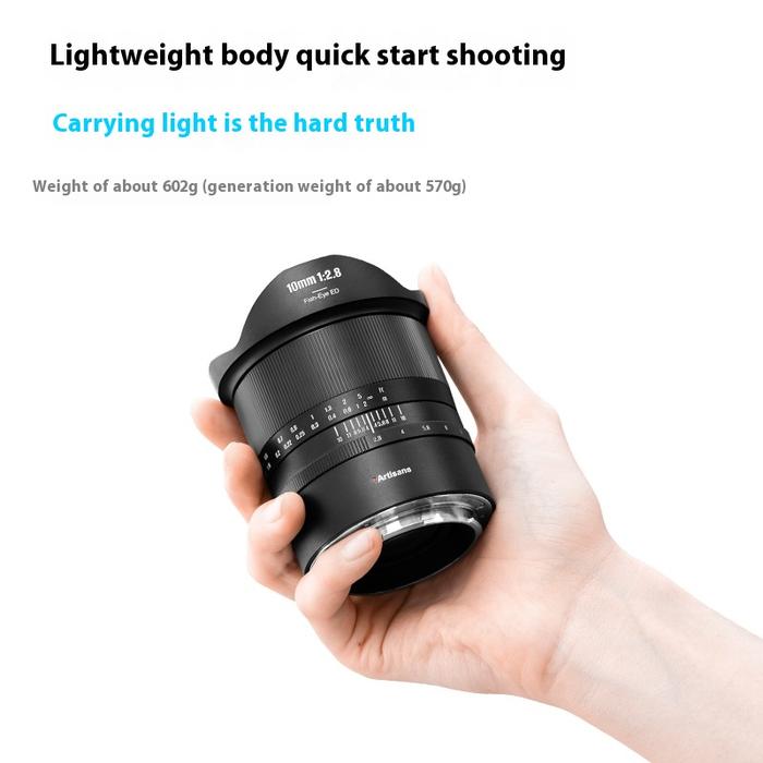7artisans 10mm F28 Ii Fisheye Lens Full Frame Camera Lens Custom Manual  Lens For Sony R4 Canon R3 Nikon Z Fe Camera Accessories