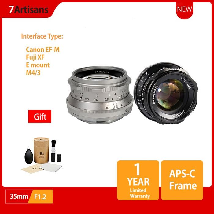 Jual 7artisans 35mm Prime Lens for Sony E/Nikon Z /for Fuji
