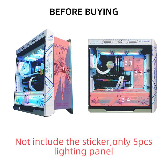 Jual 5Pcs Prime Lighting Panel Rog Strix Helios Refit Asus Gx601