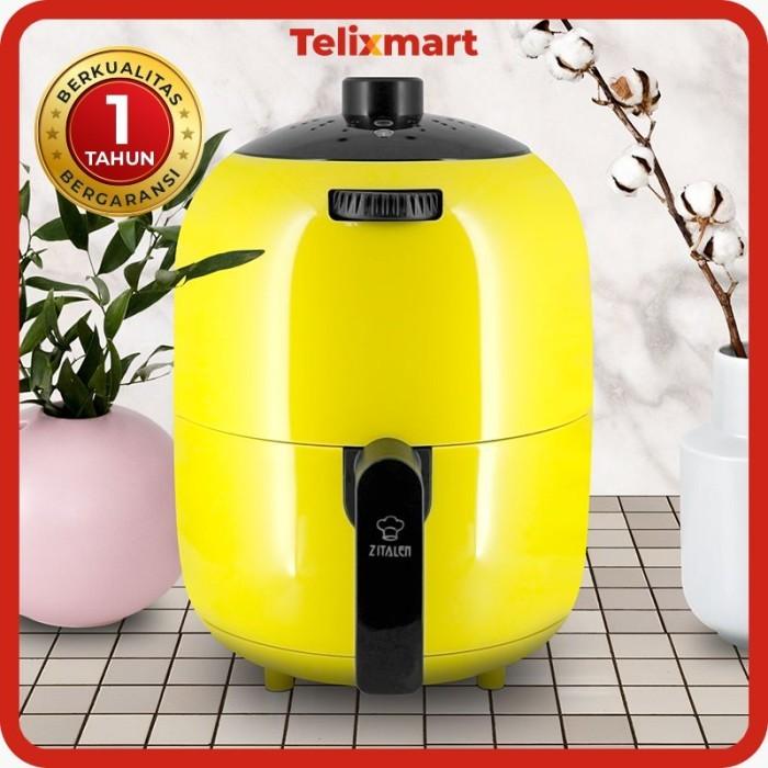 Gambar Air fryer Penggorengan Tanpa Minyak Anti Lengket 2Liter - Kuning dari Telixmart Indonesia undefined Tokopedia