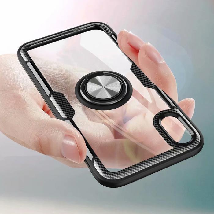 Jual For Apple iphone XS Max XR X Case With Ring Stand Magnet