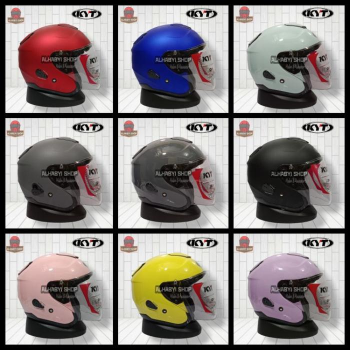 Jual Helm Half Face KYT Kyoto R Solid Helm KYT Half Face Kyoto