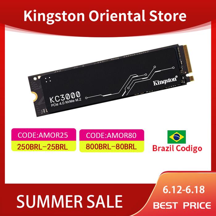 Jual Kingston KC3000 M2 SSD NVMe 512gb 1TB 2tb 4tb SSD 2280
