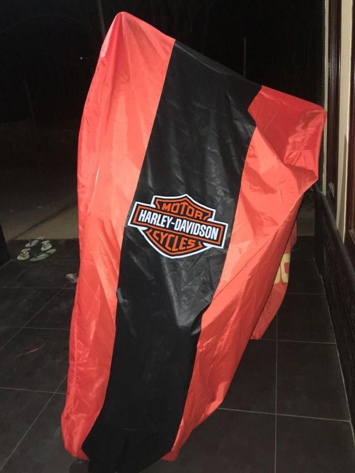 Gambar hidrisstore Cover motor harley davidson premium quality - Orng list Hitam, StreetGlide dari hidrisstore undefined Tokopedia