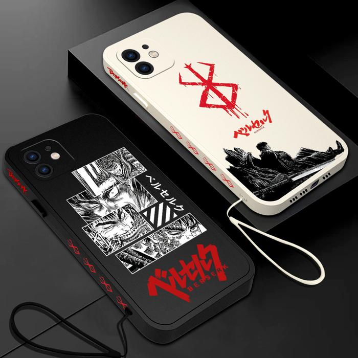Jual Anime Berserk Phone Case For iPhone 16 15 14 13 12 11 Pro Max